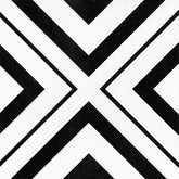 T2009 KEYS GEOMETRIC BLACK MATT 200X200